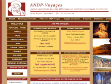 Tablet Screenshot of andp-voyages.org